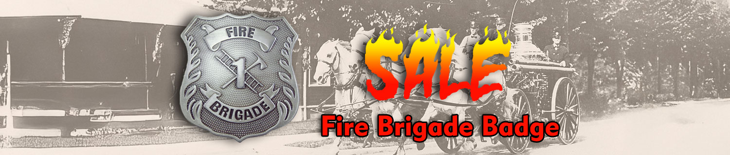 Fire Brigade Badge Sale