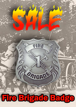 Fire Brigade Badge Sale