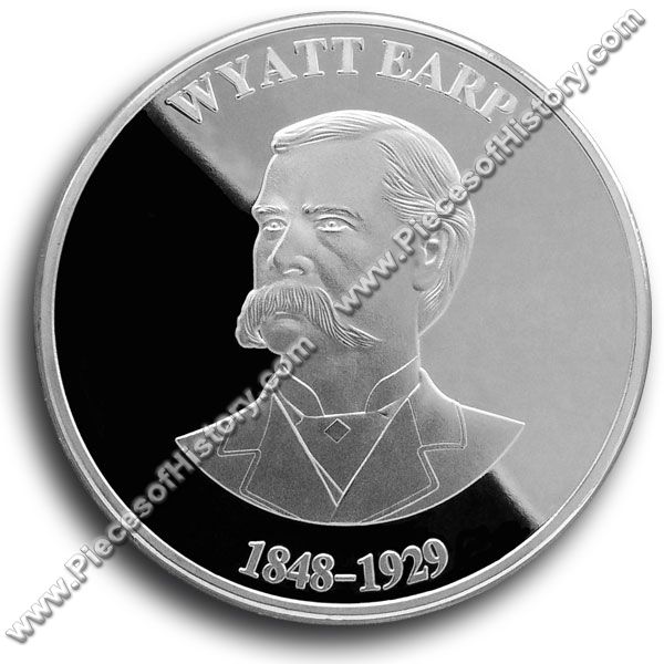Wyatt Earp and Bat Masterson Commemorative Medallions