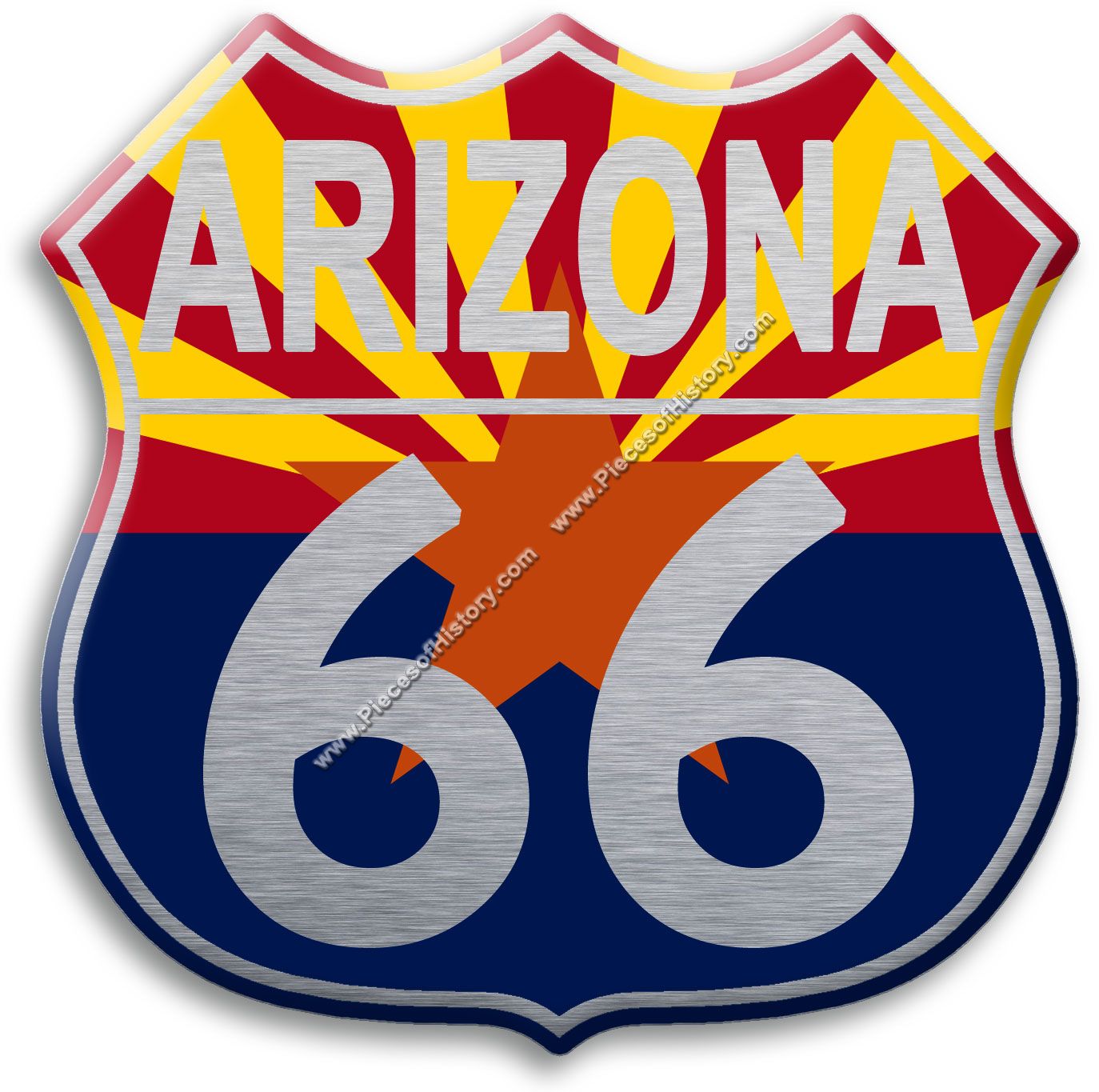 Route 66 Route 66 Pins screen Printed Route 66 Arizona Flag route-66-route-66-pins-screen-printed-route-66-arizona-flag
