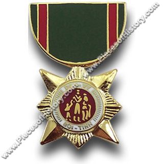 US FORCES REPUBLIC OF VIETNAM 2ND CLASS CIVIL ACTION MEDAL HAT/LAPEL PIN 