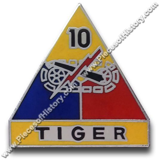 Military Hat Pins Army Hat Pins Armor & Cavalry Hat Pins 10th