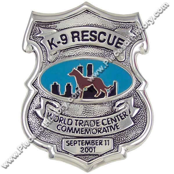 Commemorative Items :: Commemorative Badges :: 9-11 Commemorative K-9 ...